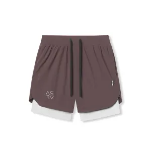 0866. Tetra-Lite? 7" Liner Short - Nightshade "Cyber"/White Simple Mood