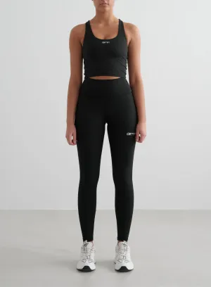 Black Core Tights Sweat Ready Slim Fit Hiking Trail