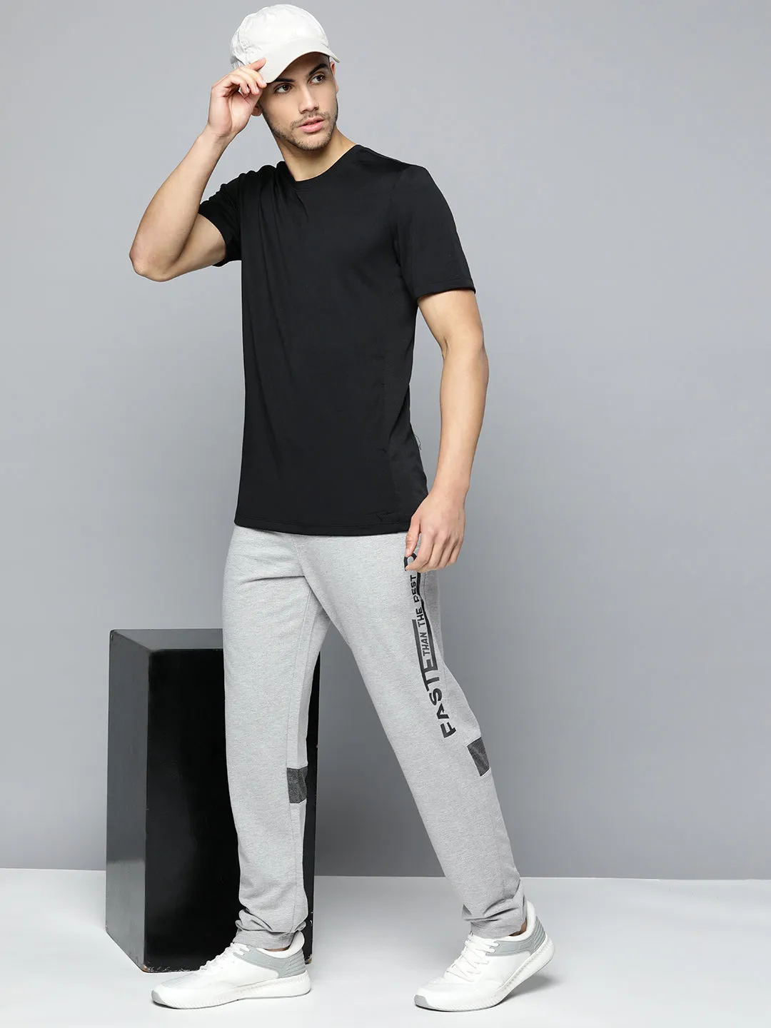Compression Fit Alcis Men Printed Track Pants