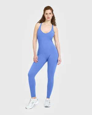 Lean Glow Urban Flow Flow Motion Unified Scoop Back All In One Long | Glaucous Blue