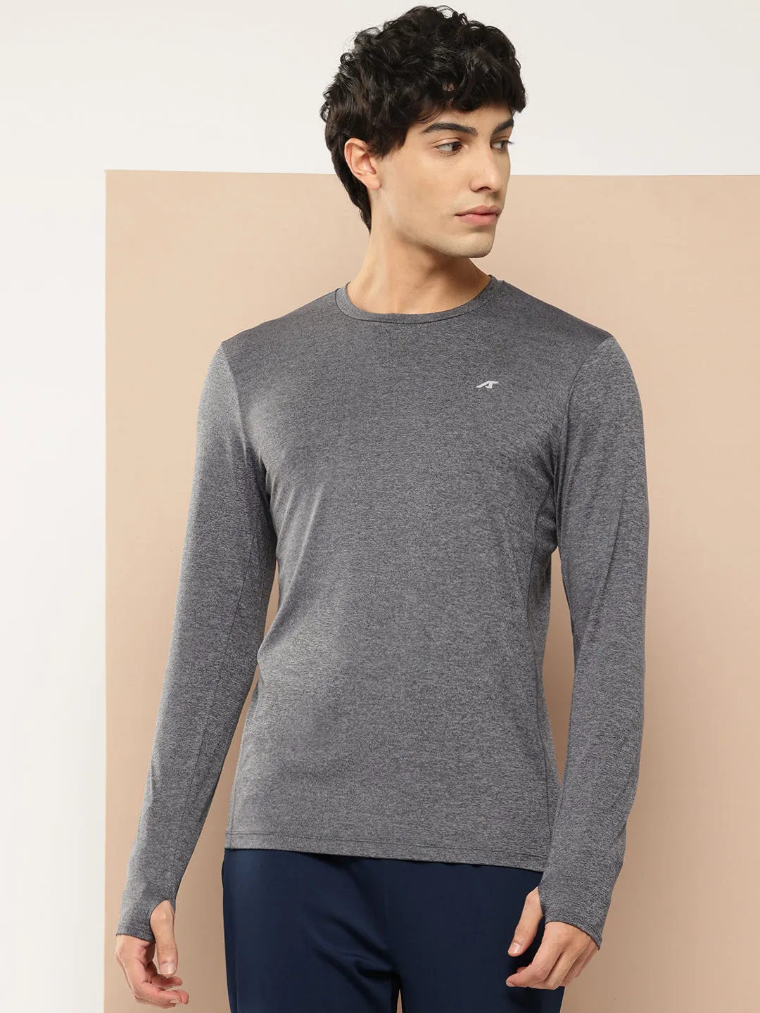Power Punch Training Long Sleeve Tee Breathable Lining