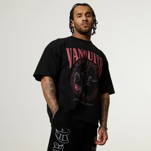 Vanquish Olympus Black Hades Oversized Boxy T Shirt Trendy
