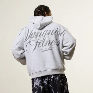 Beaver like Cruise Wear Vanquish x JBeast Grey Oversized Full Zip Hoodie