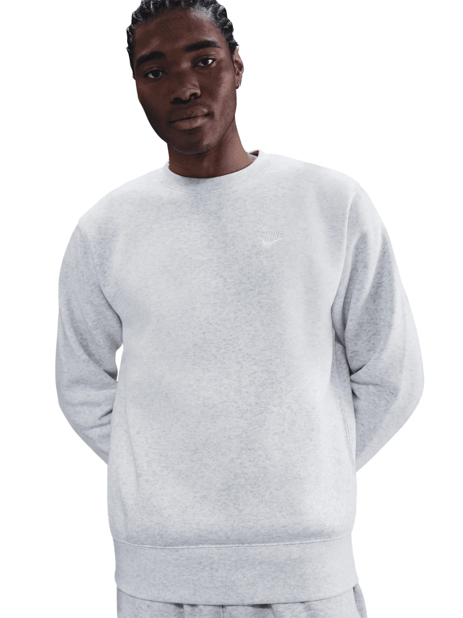 Club Fleece Crew Sweatshirt Street Fit Style