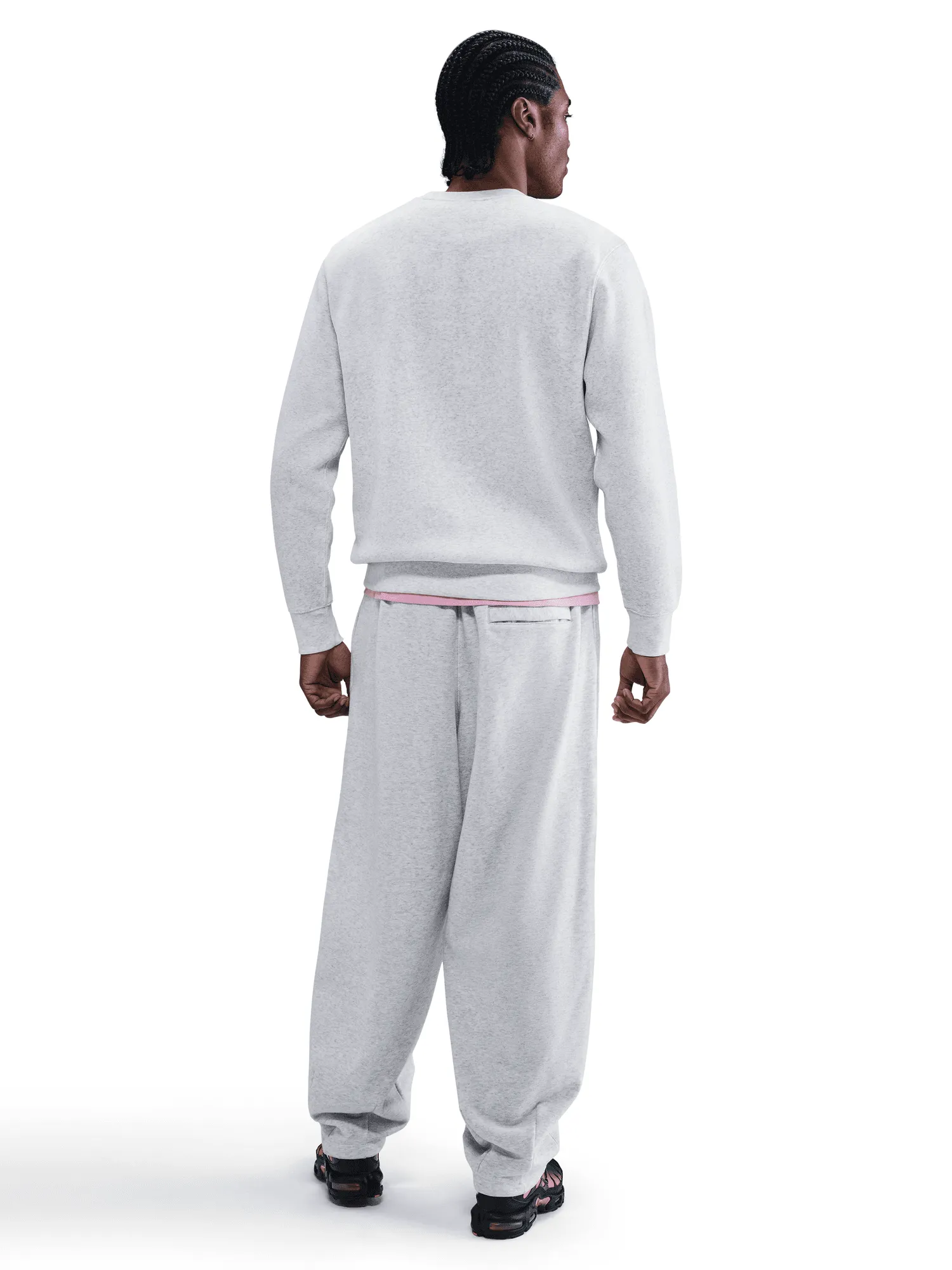 Club Fleece Crew Sweatshirt Balanced Weight Distribution