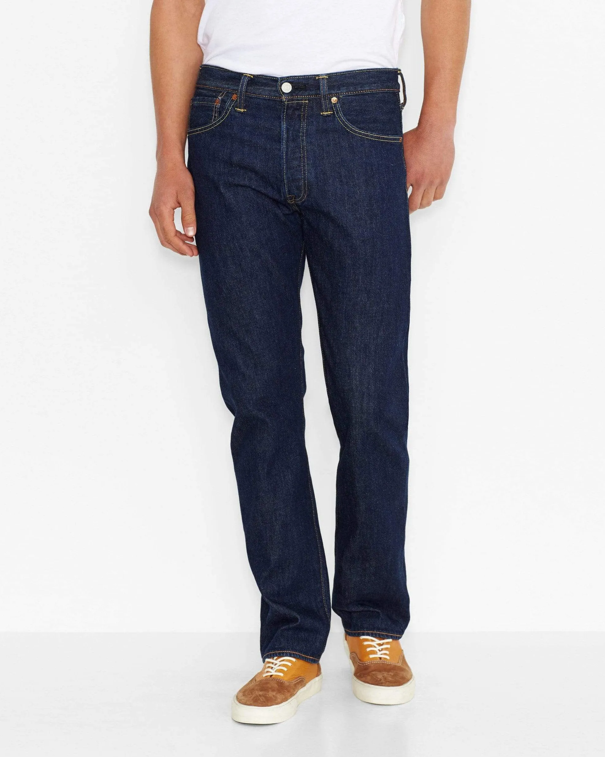 Levi's? 501 Original Regular Fit Mens Jeans - Onewash Blue Relax Mode