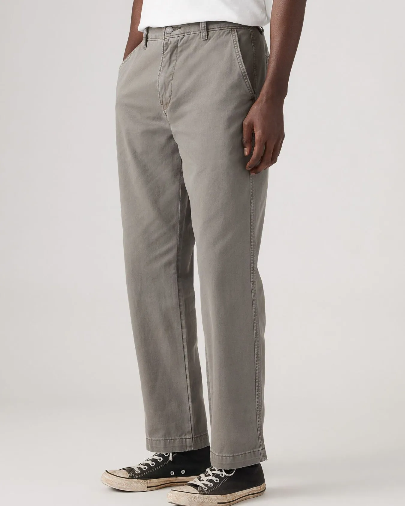 Classic Appeal Levi's? XX Chino Authentic Straight Mens Chinos - Pewter Soft GD