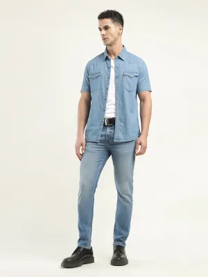 standard fit Men's 512 Indigo Slim Tapered Fit Mid Rise Jeans