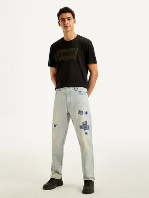 Men's 550'92 Blue Loose Fit Mid Rise Jeans Weekend Uniform