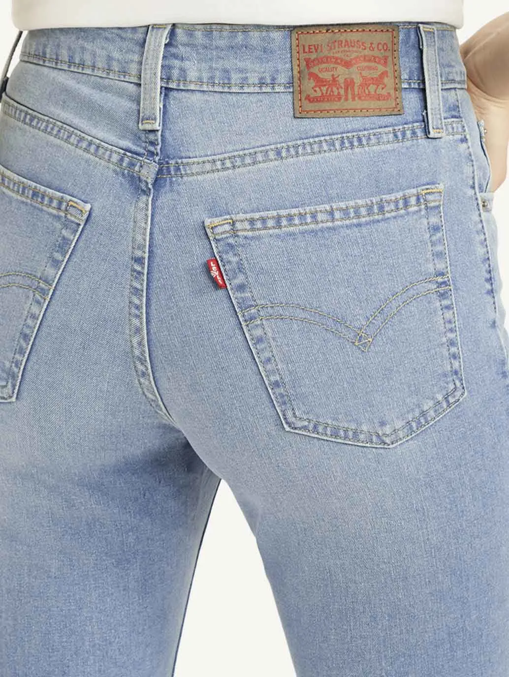 Daily Look Women's 725 Blue Flared Fit High Rise Jeans