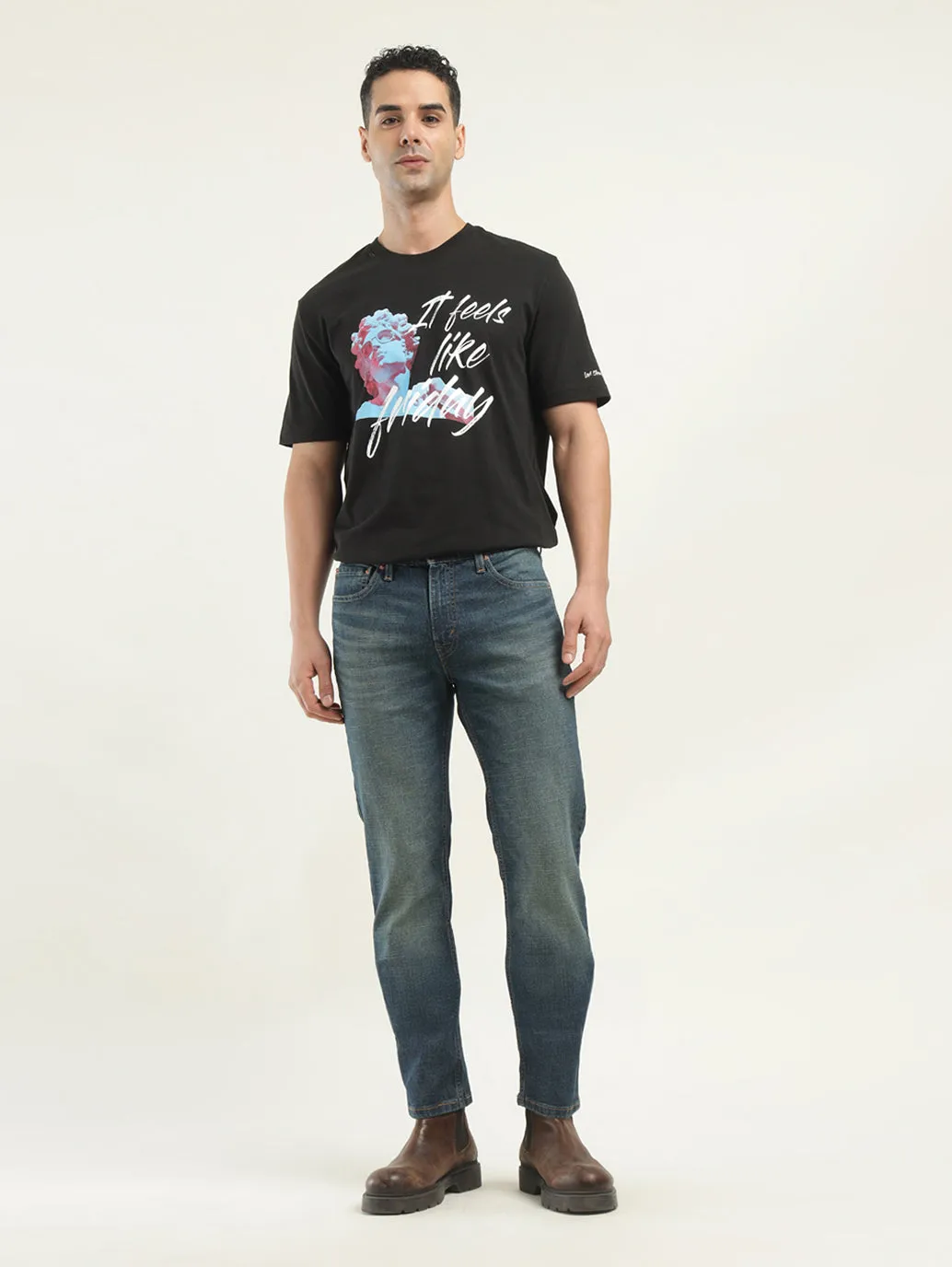 Street Smart Men's 511 Indigo Slim Fit Mid Rise Jeans