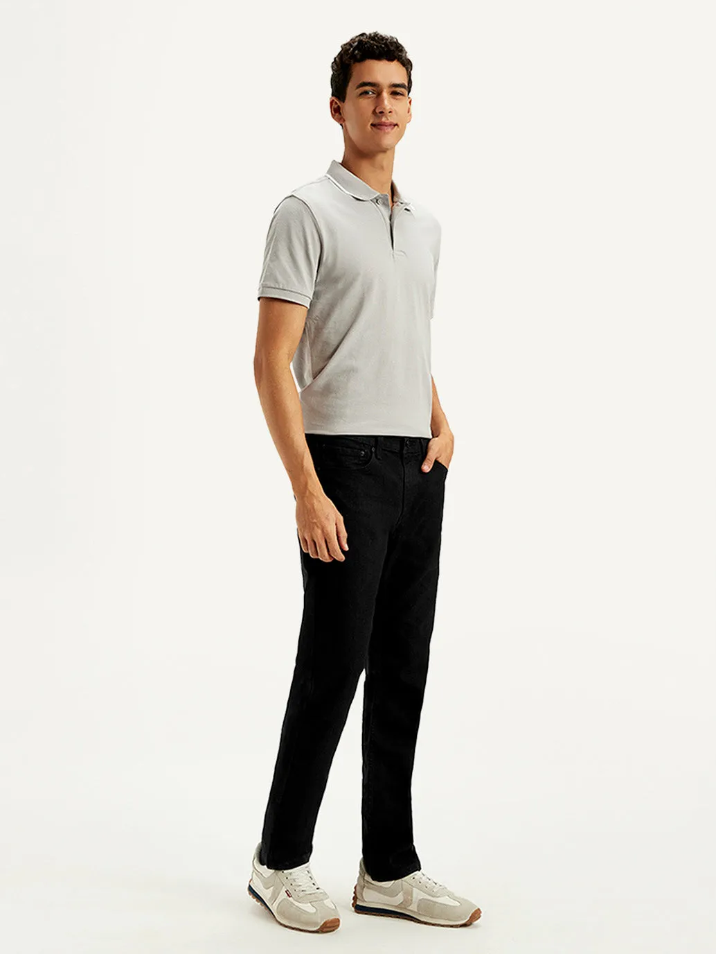 Men's 511 Black Slim Fit Mid Rise Jeans Neutral Smooth