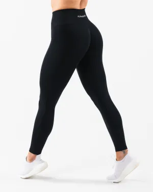 Amplify Gravity Legging - Black Layered Overlay Design Mountain Hike Trend Seeker