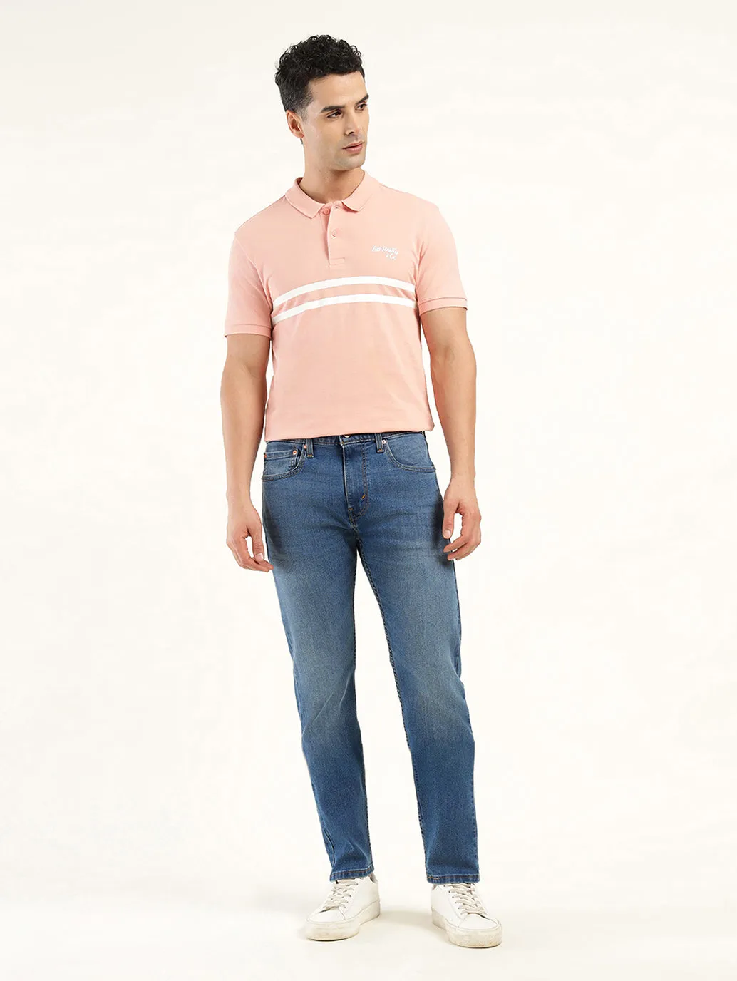Daywear Option Modern Minimalist Fashion Lover Men's 512 Indigo Slim Tapered Fit Mid Rise Jeans