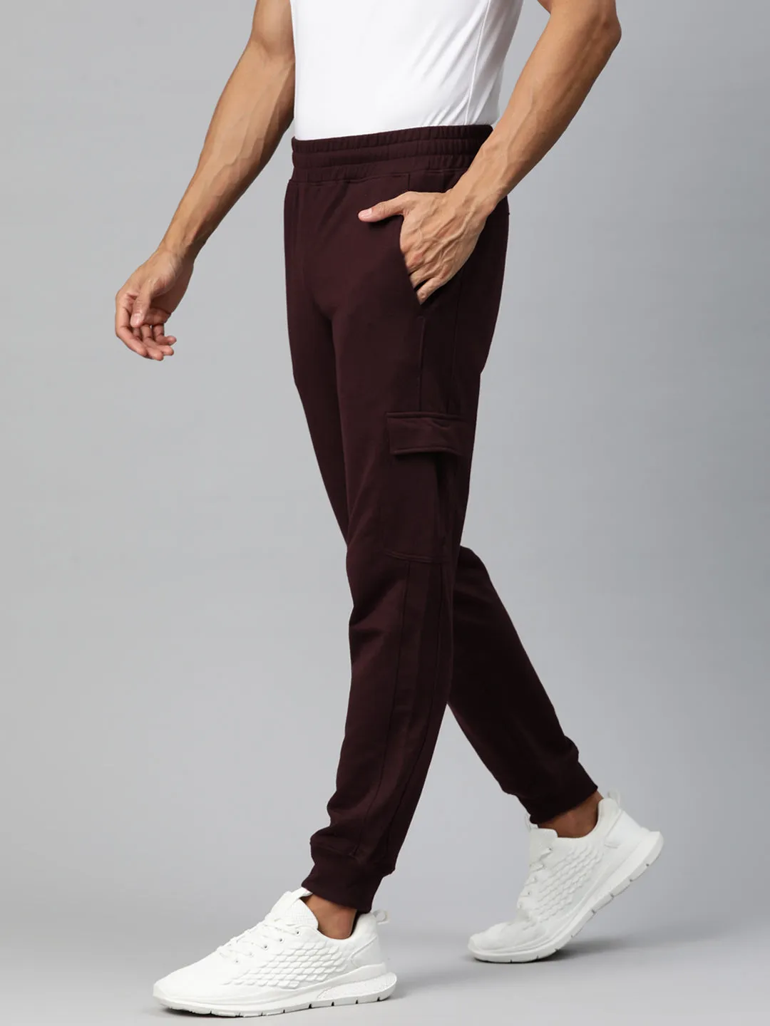 Alcis Men Navigator Airport Cargo Jogger Softened Hem Indoor Comfort