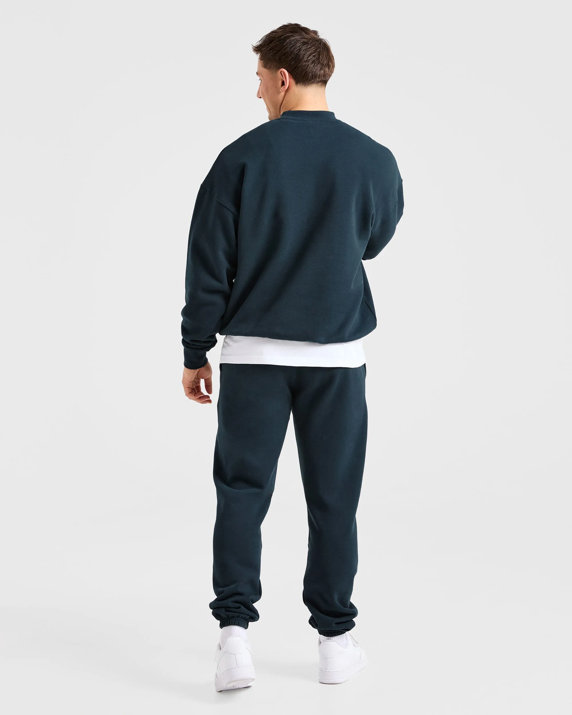 Essential Oversized Joggers - Navy Dynamic Fit RipstopFabric