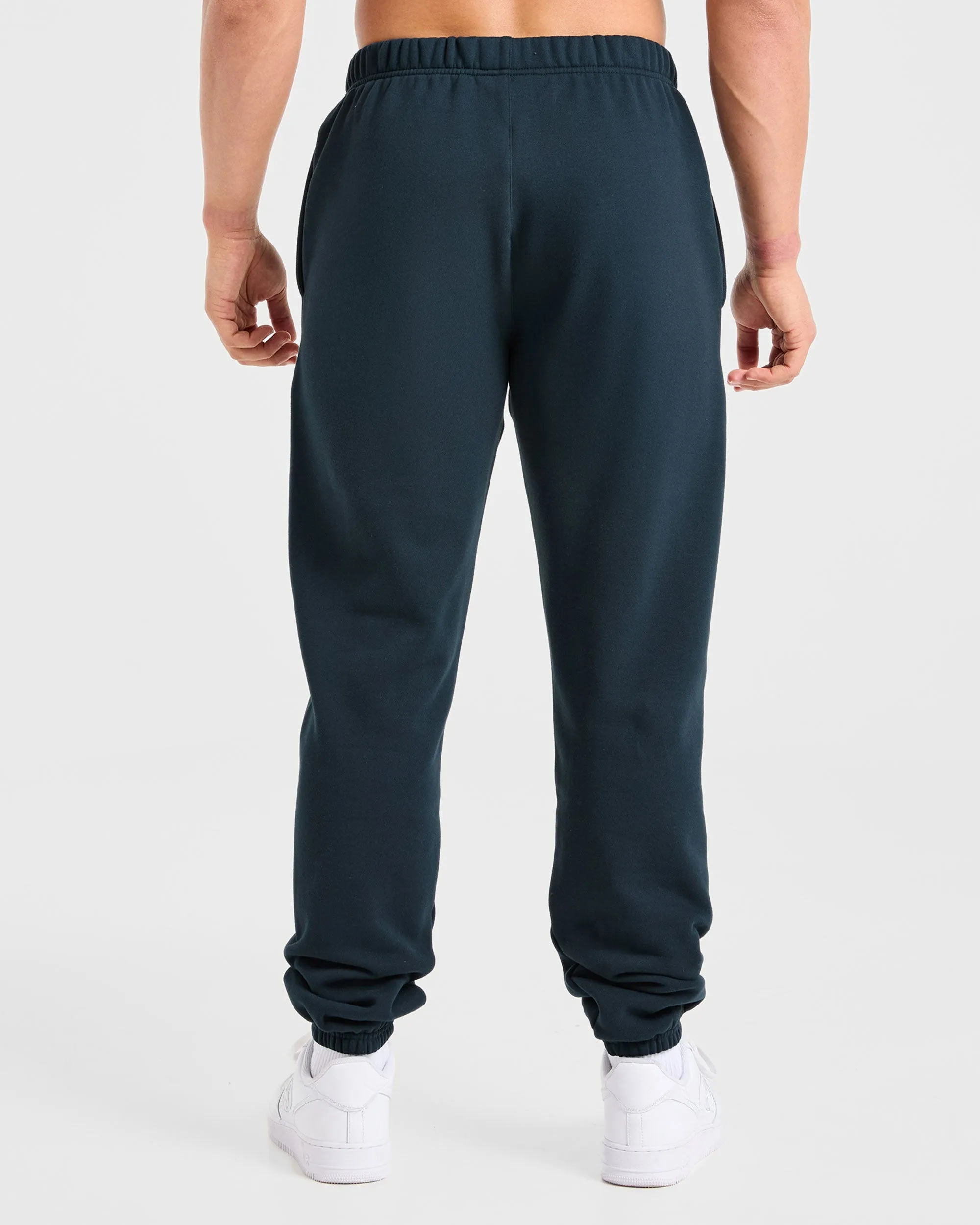 Essential Oversized Joggers - Navy FunctionalZipper