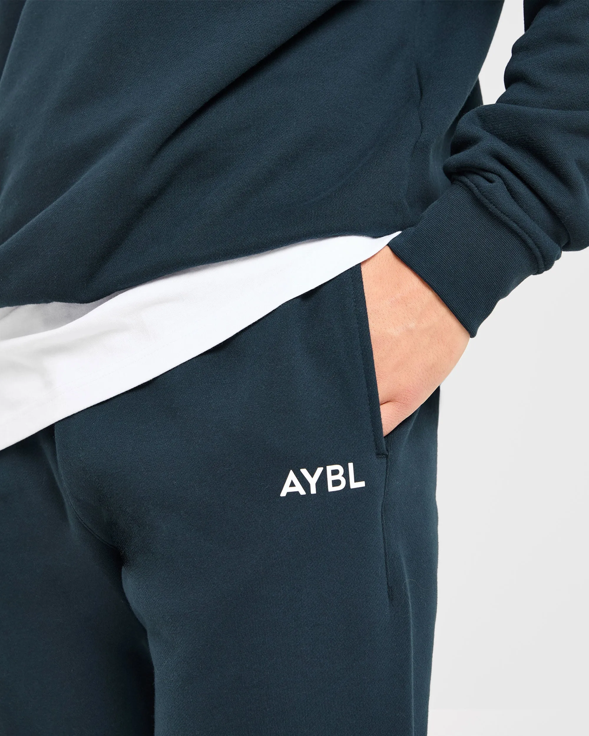 Essential Oversized Joggers - Navy Quick Dry Technology FlexibleMobilityDesign