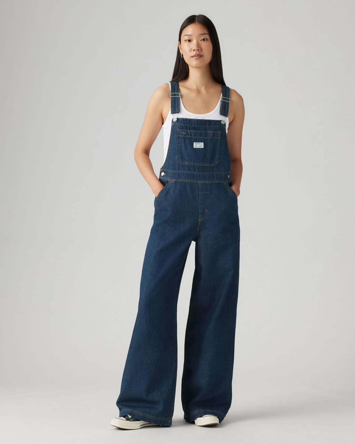 Sunny Vibes Teen Outfit Summer Vibes school outfit Levi's? Womens XL Overall - Square Circle