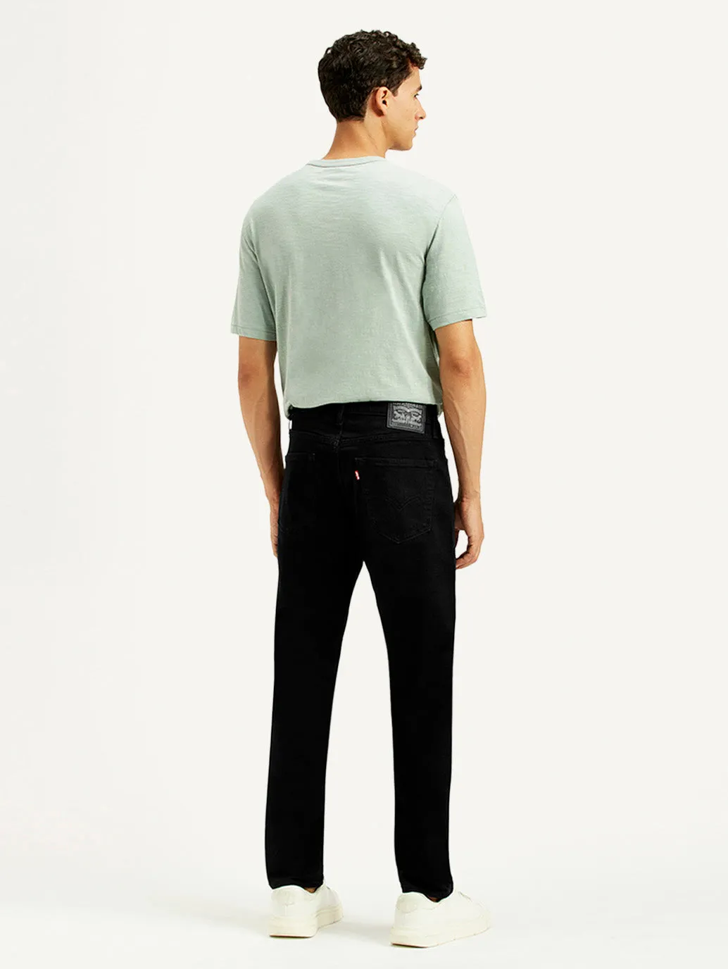 Pre Shrunk Material Men's 511 Black Slim Fit Mid Rise Jeans