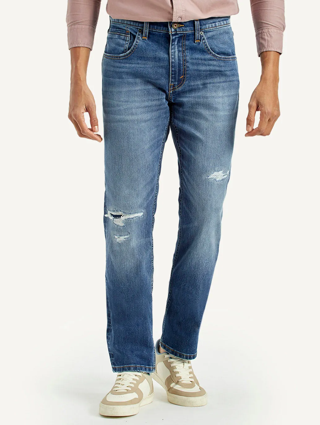 Comfort Stretch Technology Street Inspired Men's 511 Mid Indigo Slim Fit Mid Rise Jeans