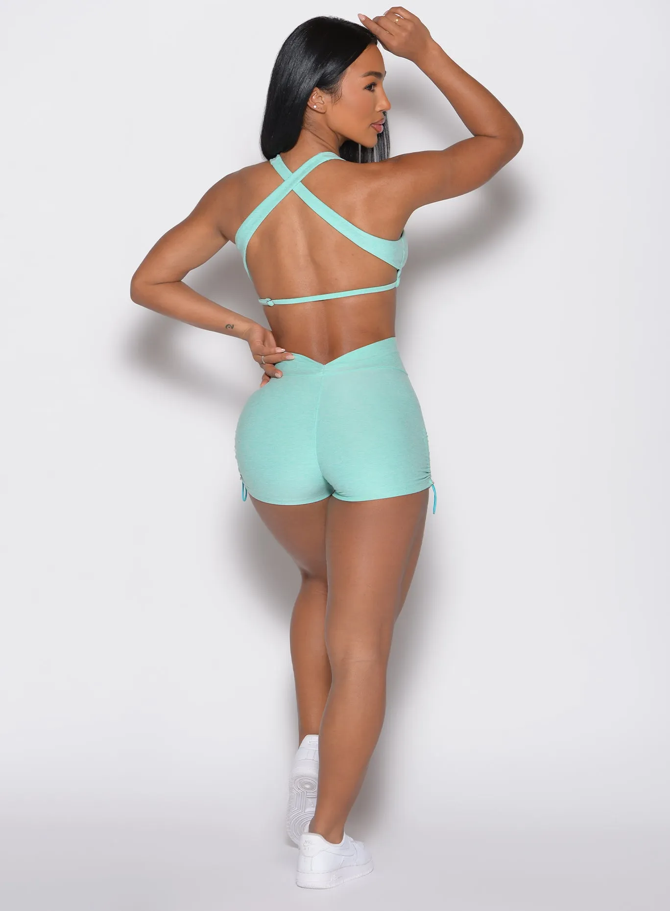 Moisture Wicking Technology Easy Movement Fit V Back Toggle Shorts