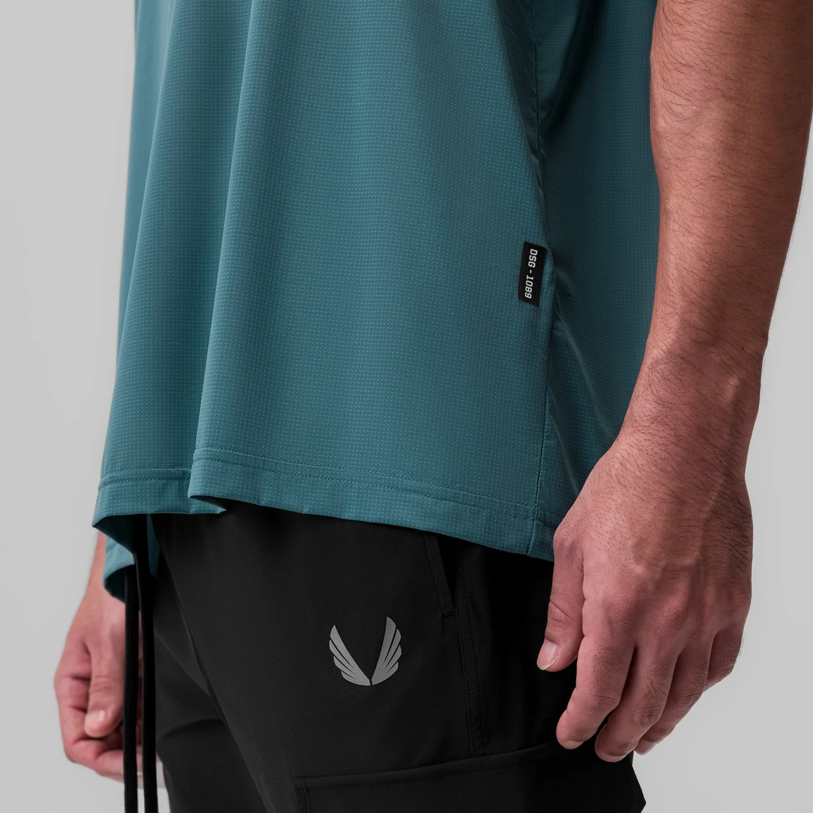 BiodegradableMaterial brandable 1089. Ice-Skin? Oversized Tee - Storm