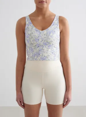 Multi - purpose Athletic Inspired Cut Blossom Rose Sense Bralette