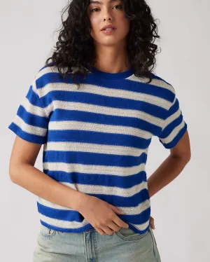 Classic Appeal Clean Finish Levi's? Womens Lemon Tee - Alpine Stripe Mazarine Blue