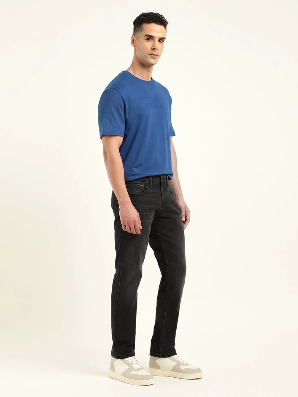 Men's 511 Black Slim Fit Mid Rise Jeans Classic Wear Slim Street Appeal