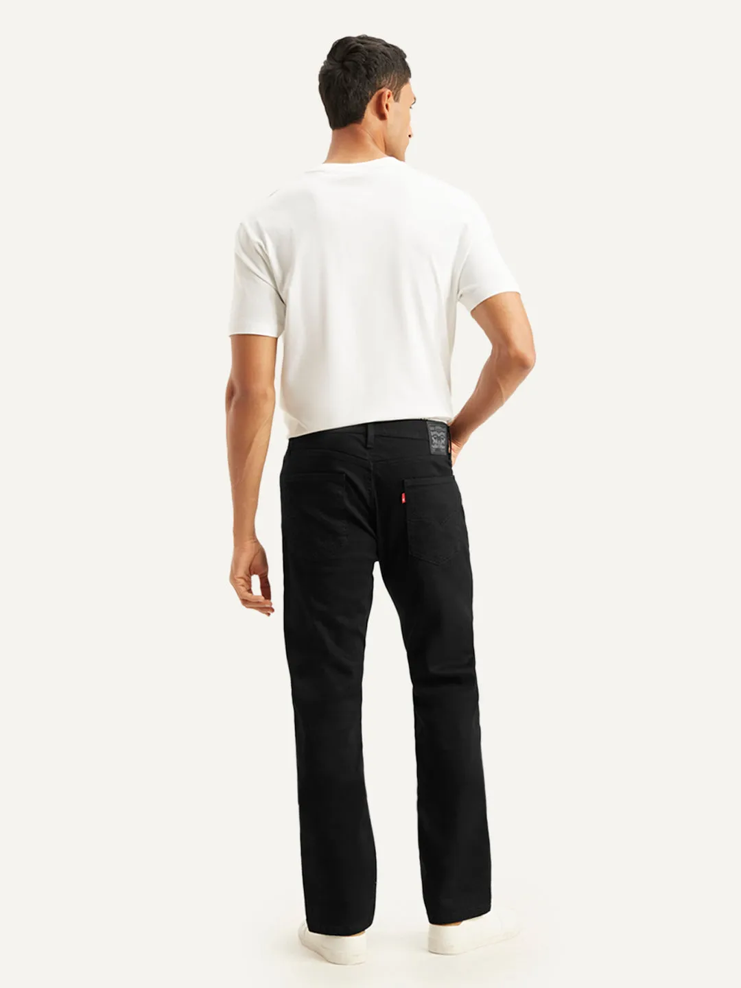 Light Layers Men's 513 Black Slim Straight Fit Mid Rise Jeans