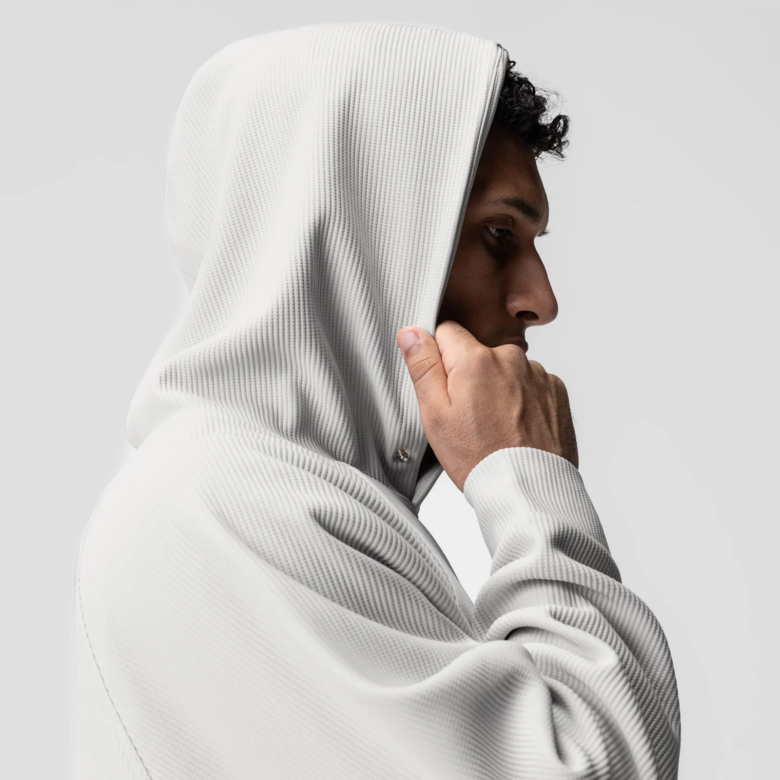 organic materials individuality 1019. Deltapeak? Oversized Hoodie - Light Grey