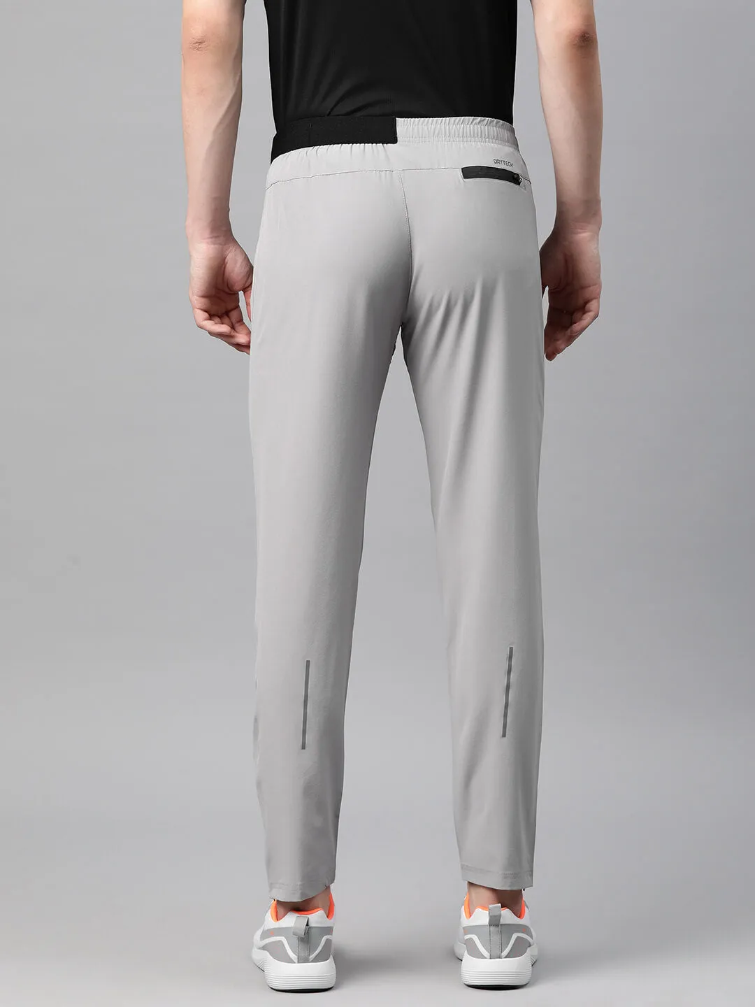Ultra Soft Blend EasyCareFabric Alcis Men Dry Tech Slim Fit Sports Track Pants with Reflective Detail