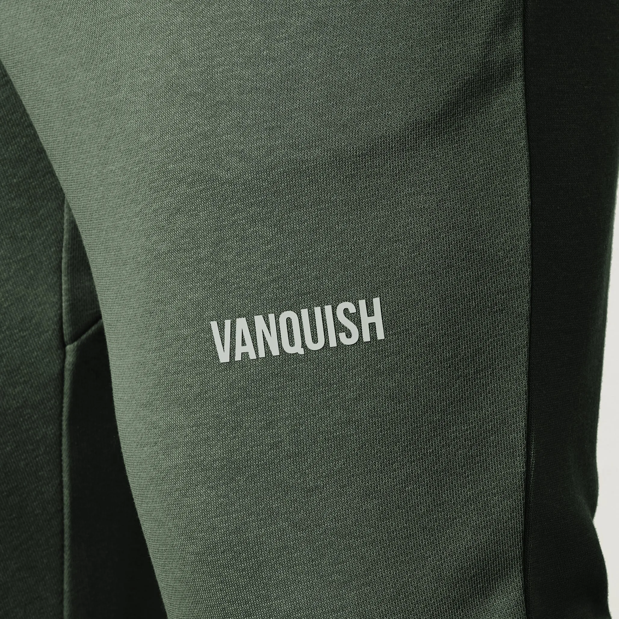 Vanquish Essential Forest Green Tapered Fit Sweatpants stain guard Dynamic Motion