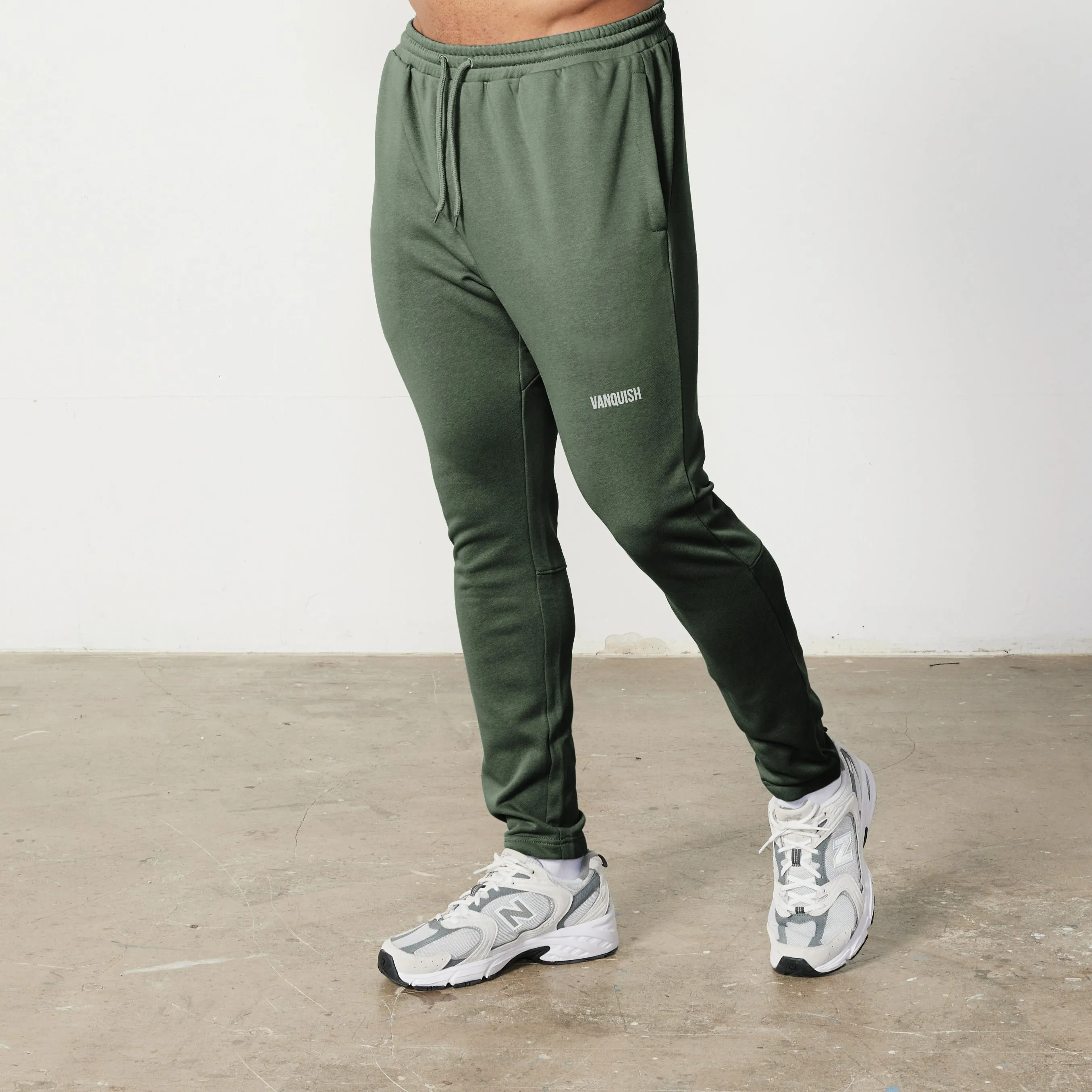 NonRestrictiveFit Vanquish Essential Forest Green Tapered Fit Sweatpants