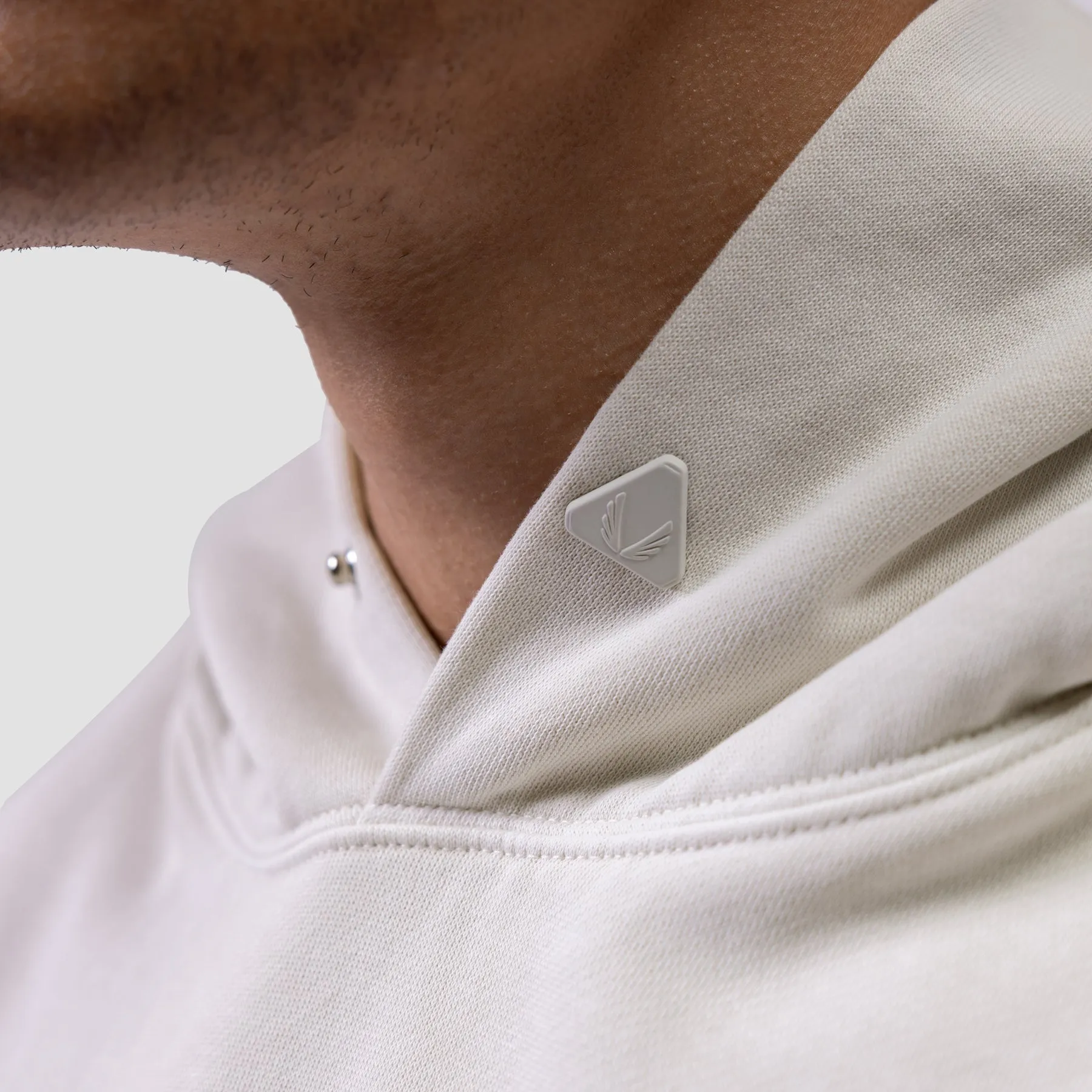 Outdoor Scene Elastic hem 0920. Tech Essential? Distressed Hoodie - Faded Stone