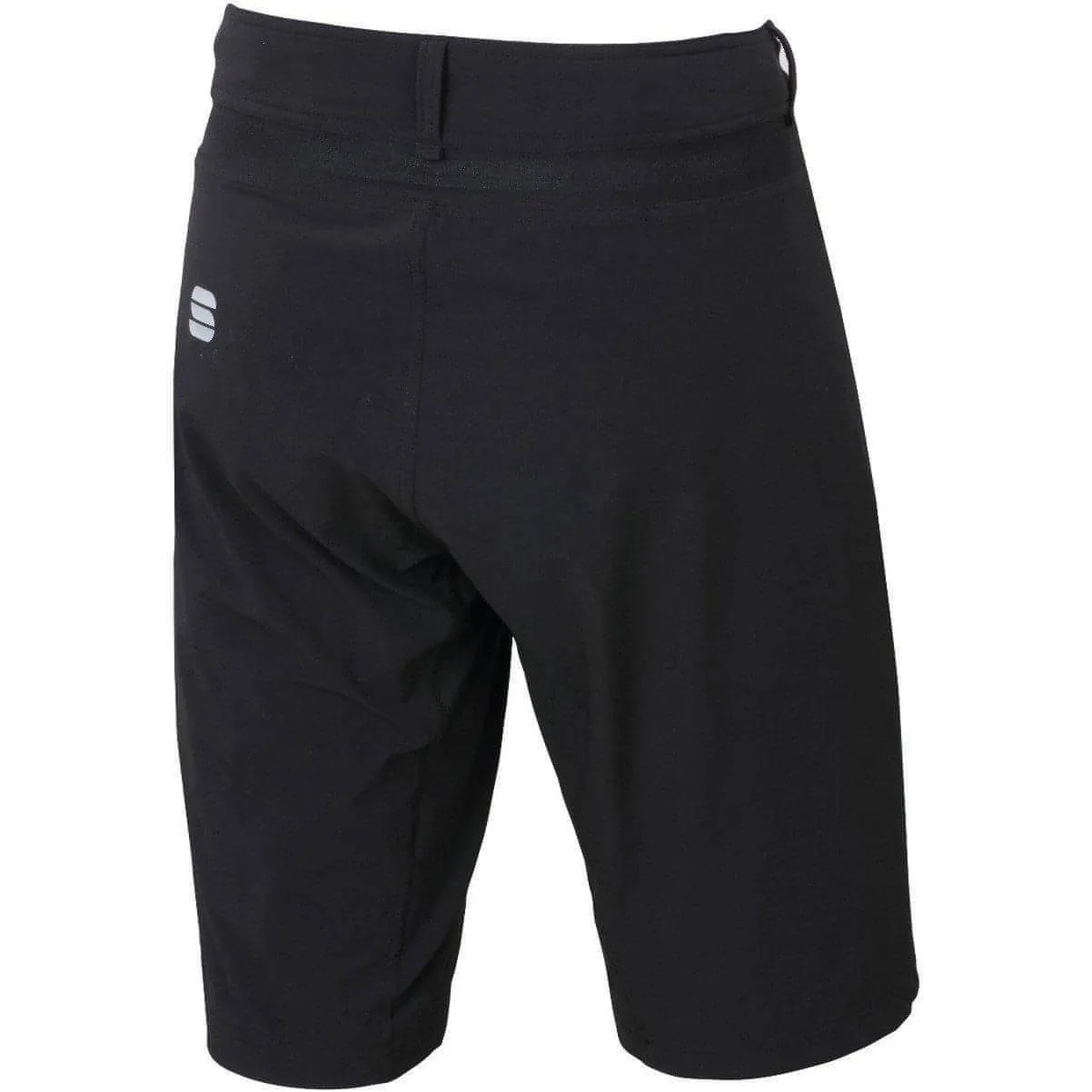 embroidery details Summer Mood Sportful Giara Overshort Mens Cycling Shorts - Black