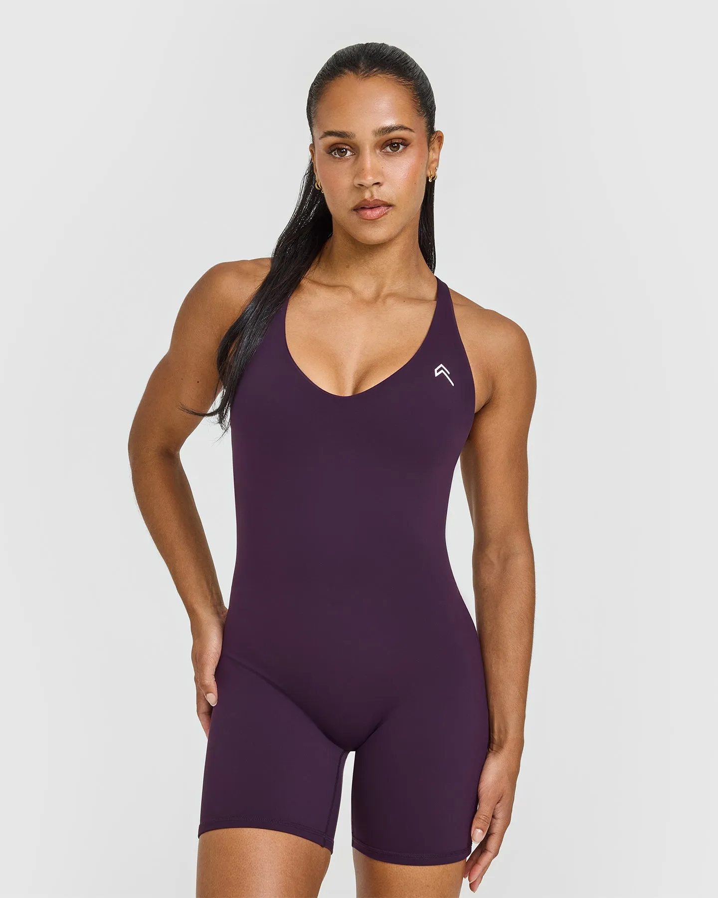 Layer Safe Breathable mesh Unified Scoop Back All In One 6" | Blackberry Purple FlexibleJointPanels