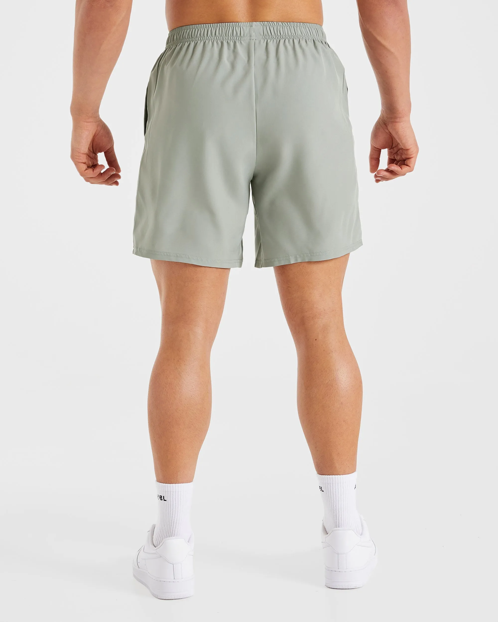Flexible Mobility Practical Wear Core 7" Shorts - Washed Sage