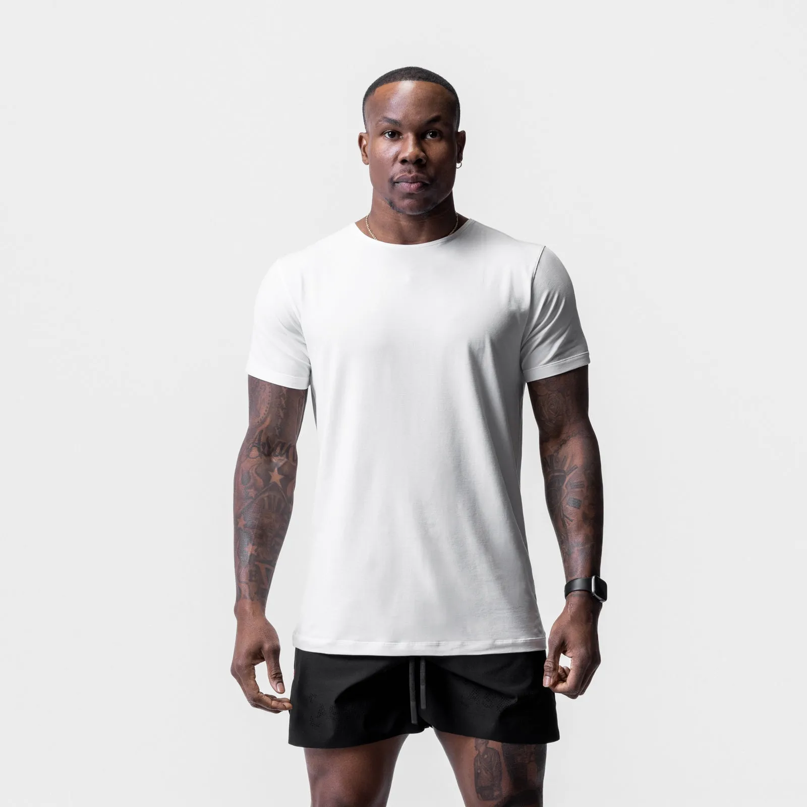 0632. Solucell? Essential Tee - White layerable