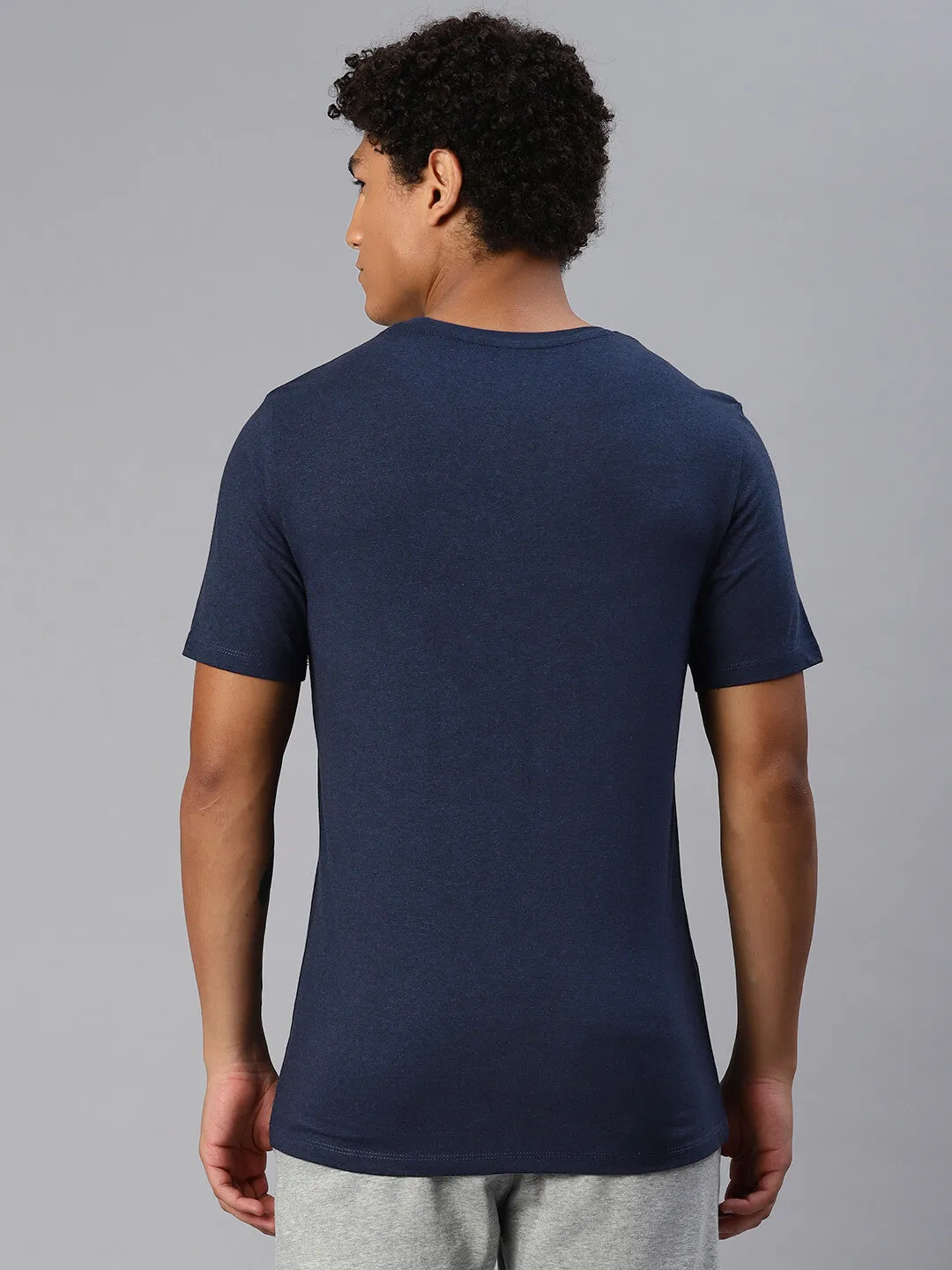 RecycledPolyester Lightweight Fabric Alcis Men Printed T-shirt