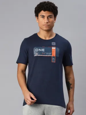 Reinforced Edges Red Flash Alcis Men Printed T-shirt