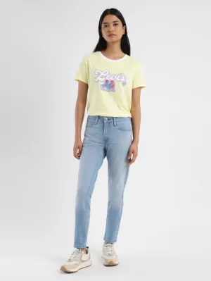 Sleek Shape Travel Light Women's 711 Blue Skinny Fit Mid Rise Jeans
