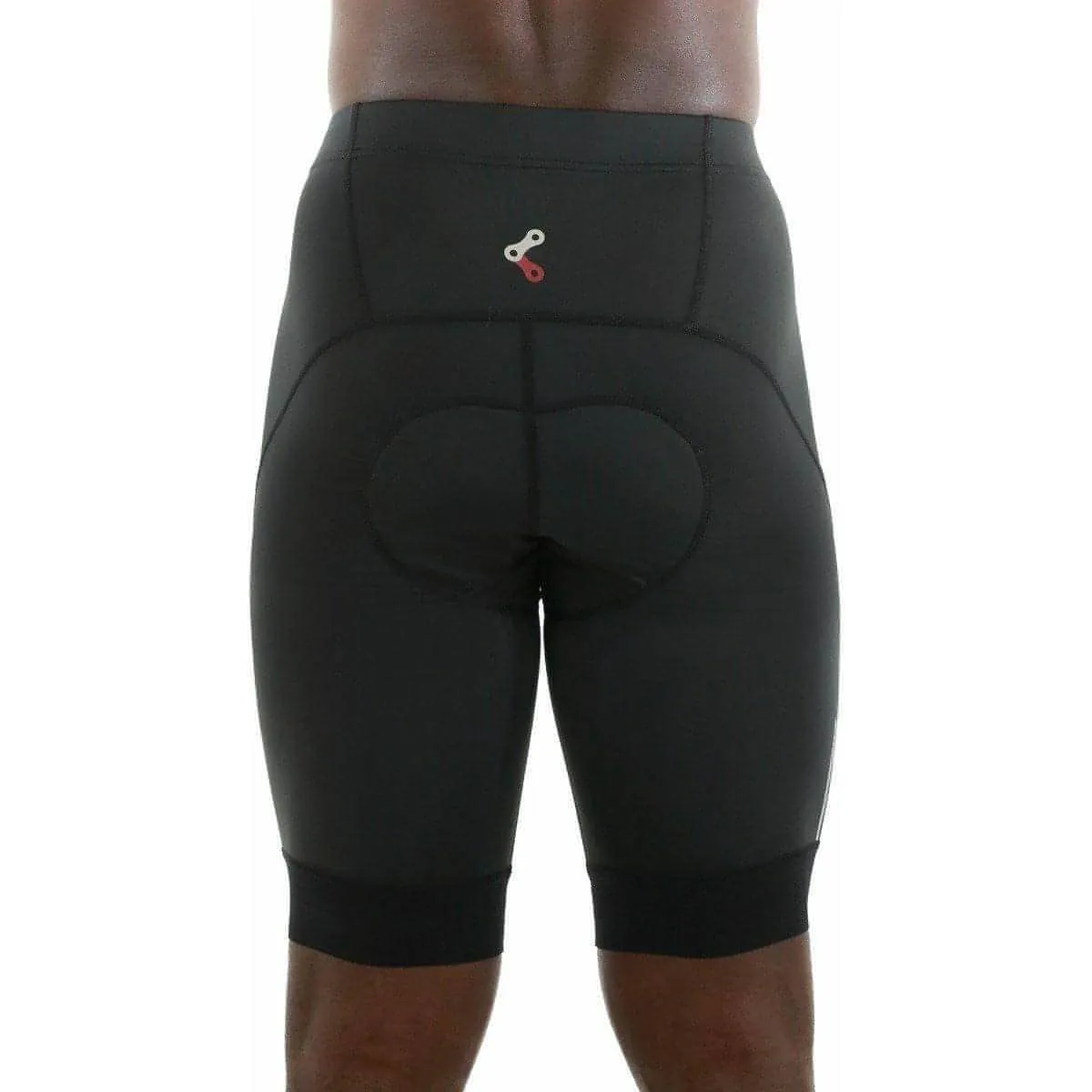Fun Patterns Link Ride Mens Cycling Shorts - Black