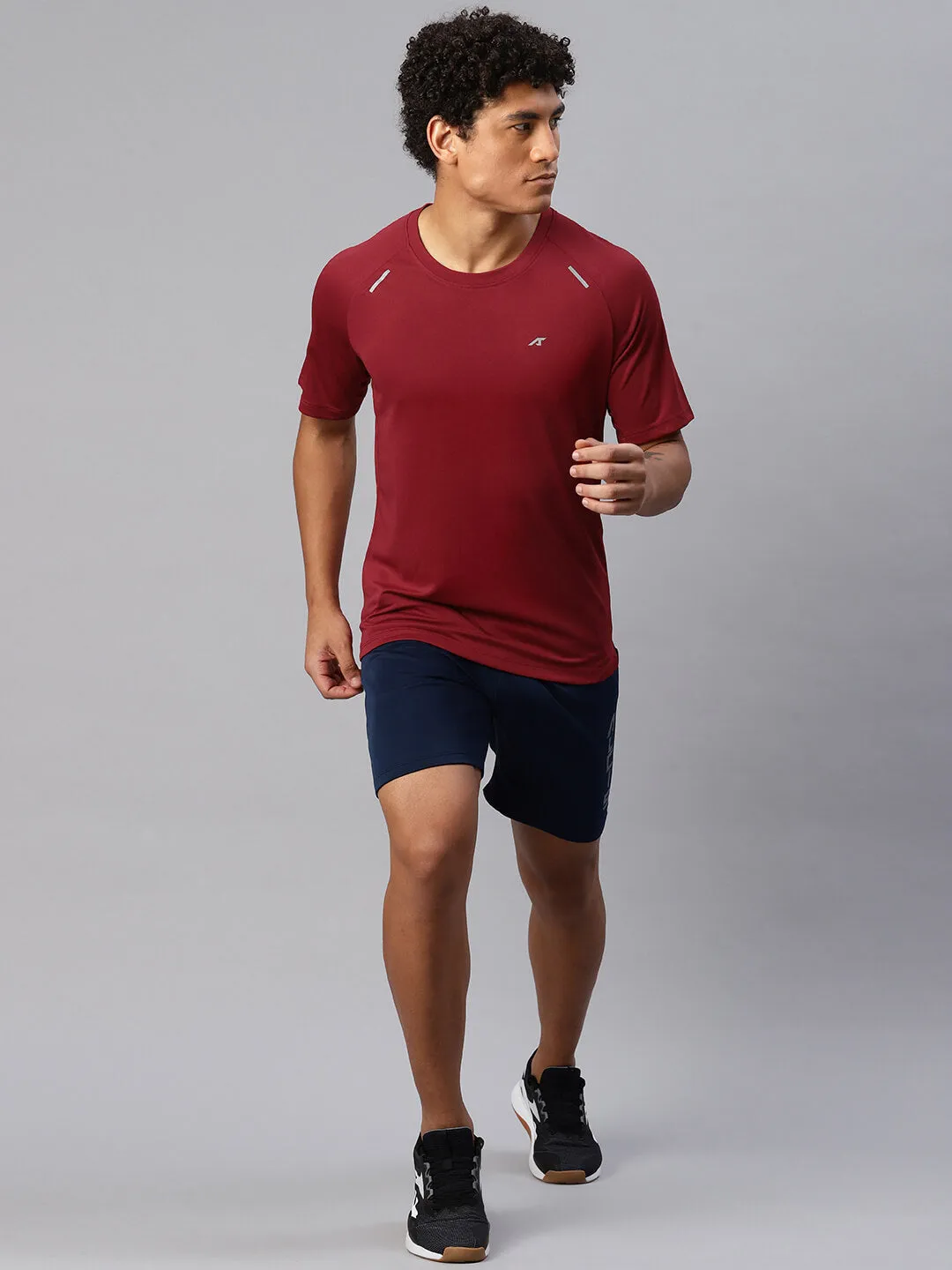 Vegan Mood Alcis Men Dry Tech Slim Fit Running T-shirt