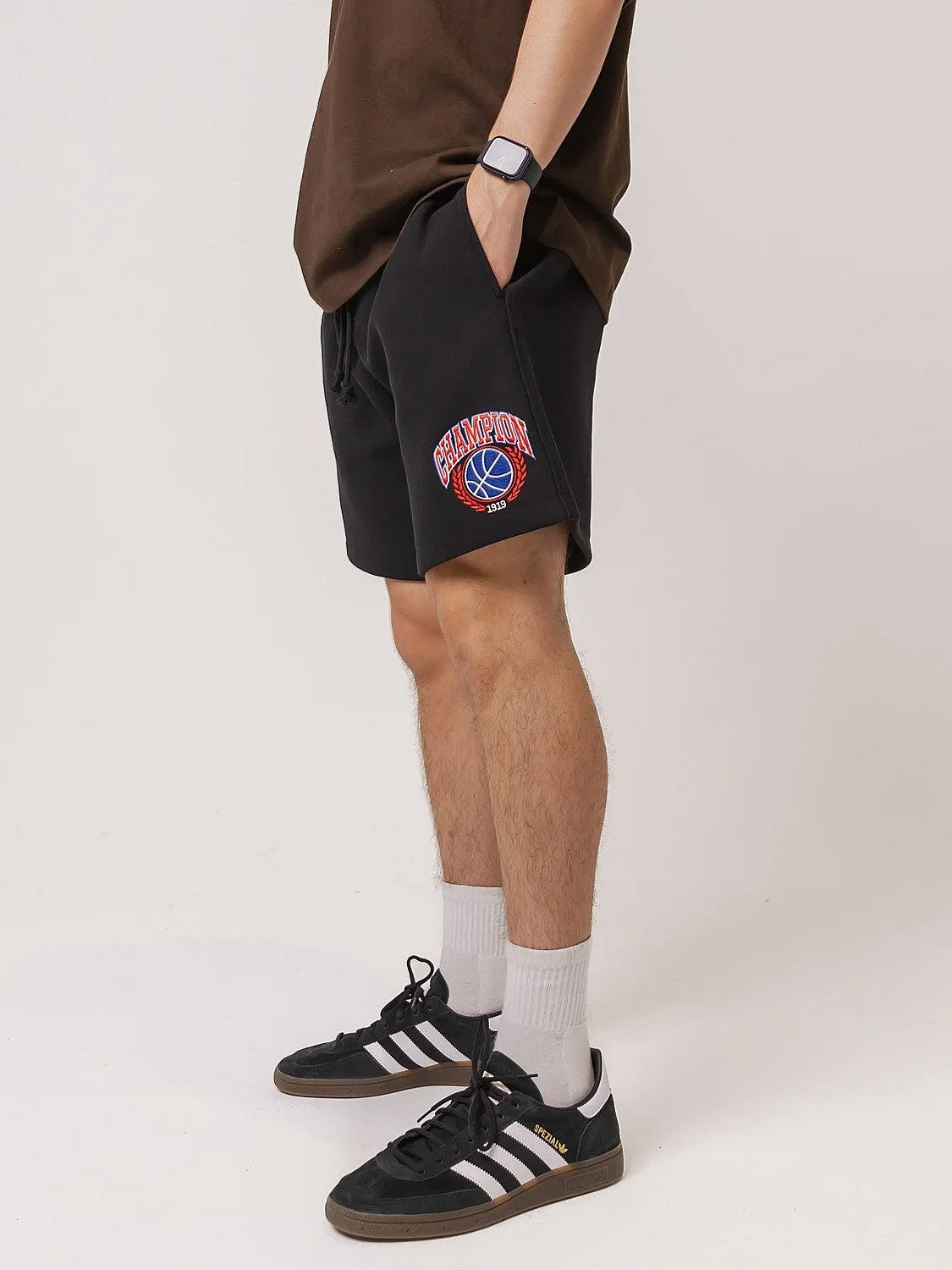 Travel Style kids Reverse Weave Field Basketball Shorts