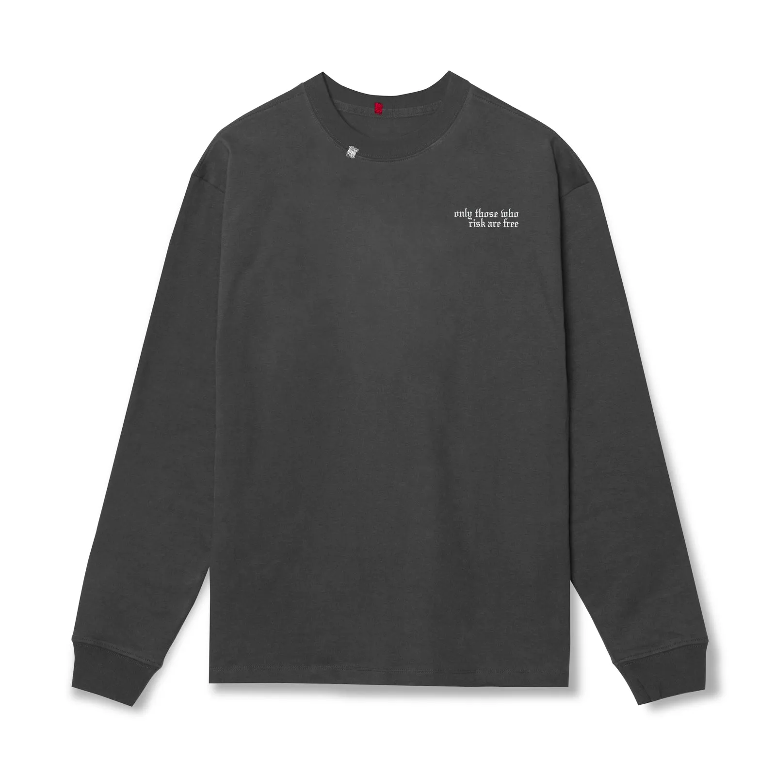 0851. Tech Essential? Relaxed Long Sleeve - Space Grey "Brush Wings/ASRV" Shampoo Dairy