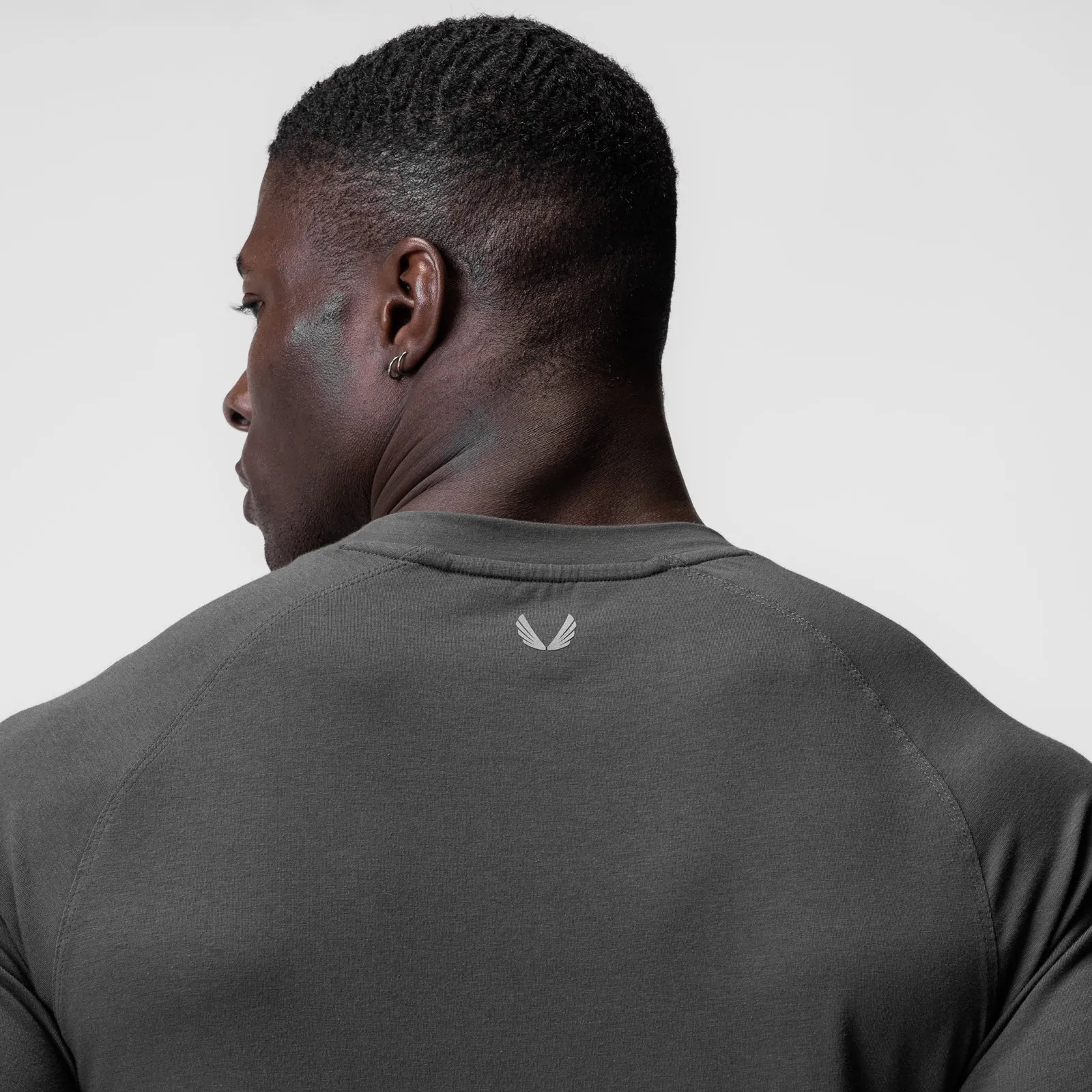 Anti Pilling Surface 0919. Supima? Fitted Tee - Space Grey