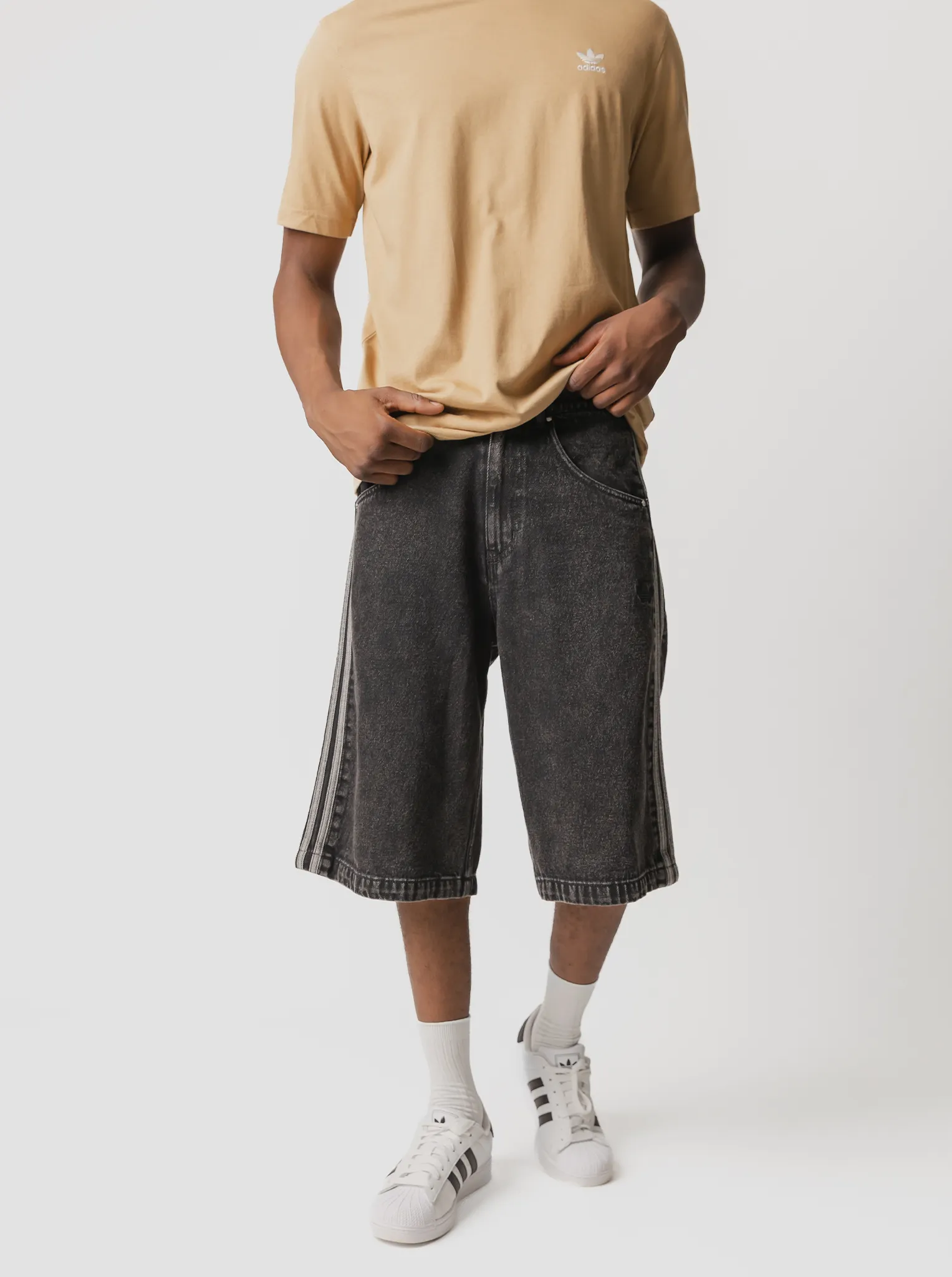 Firebird Adicolor Denim Shorts Quick Dry Fabric
