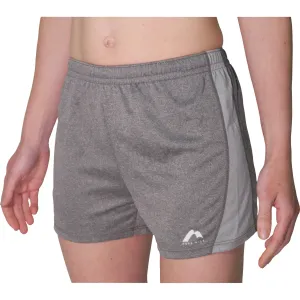 Walk Easy service industry More Mile Marl Jersey Womens Training Shorts - Grey